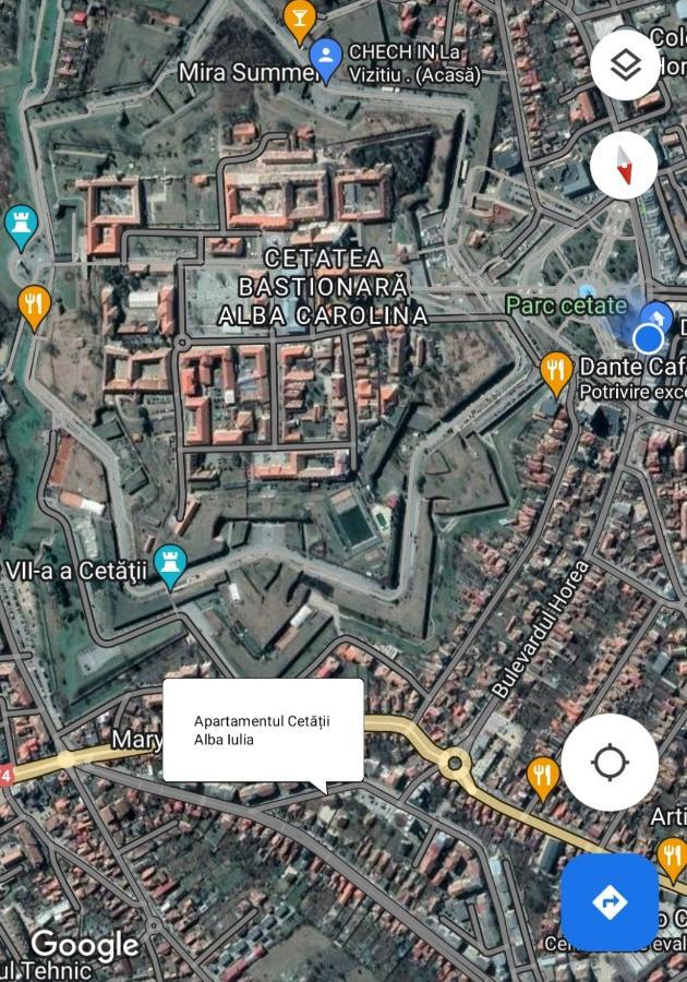 Apartamentul Cetatii Алба-Юлія Екстер'єр фото